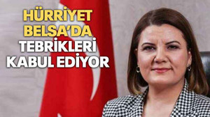 Hürriyet, Belsa’da tebrikleri kabul ediyor